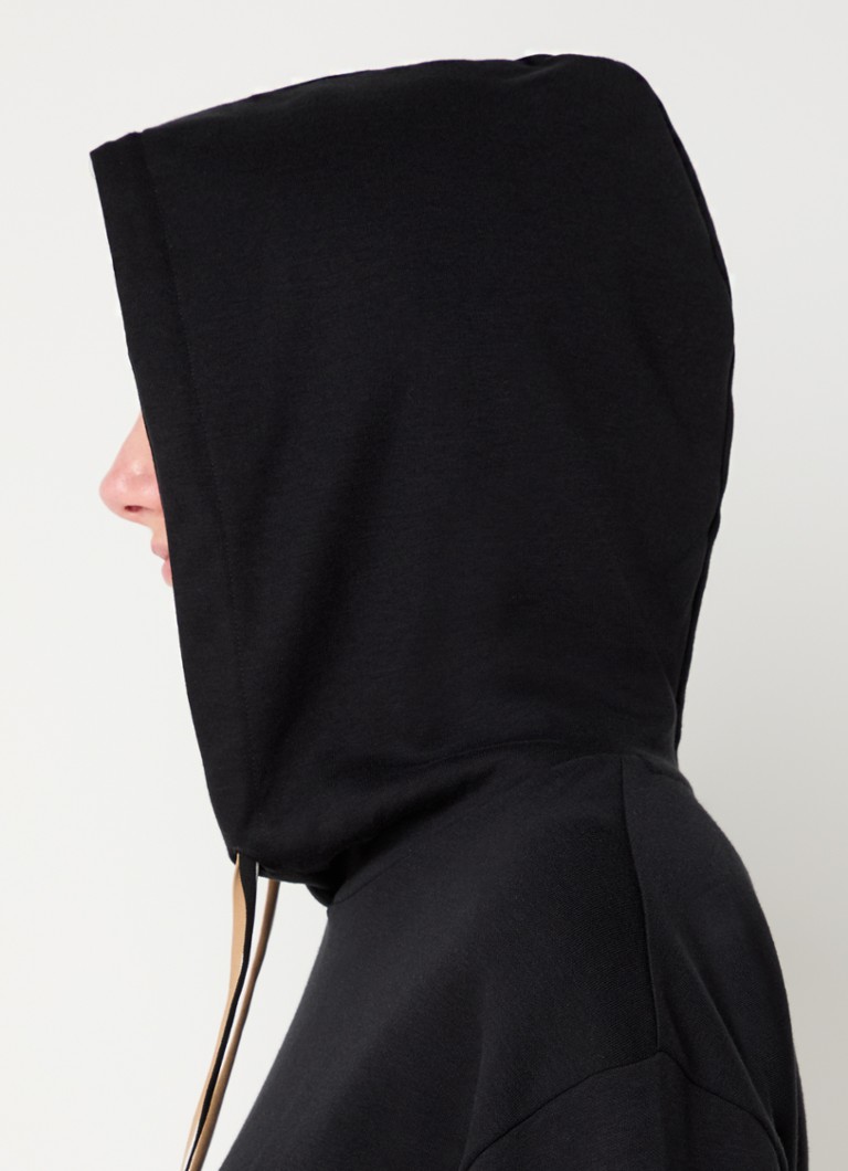Hanorac HUGO BOSS cu logo din amestec de lyocell