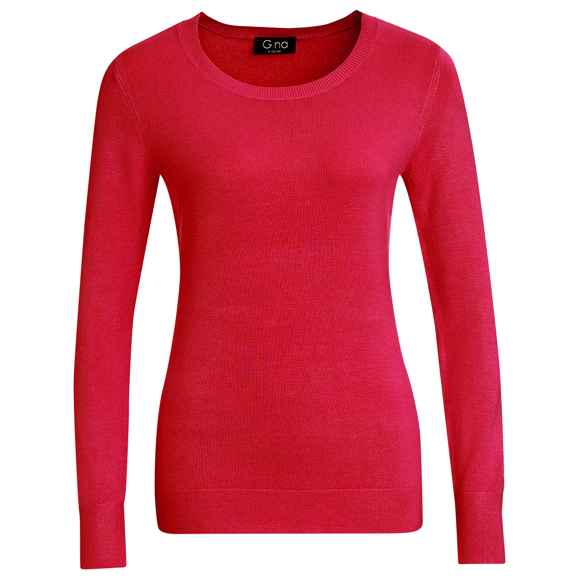 Damen Feinstrickpullover mit Rundhals