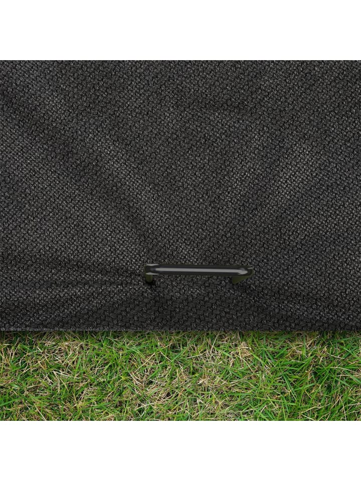 Intirilife Erdanker 150 x 25 x 2,7 mm in 100x in Schwarzem Edelstahl günstig kaufen onesize