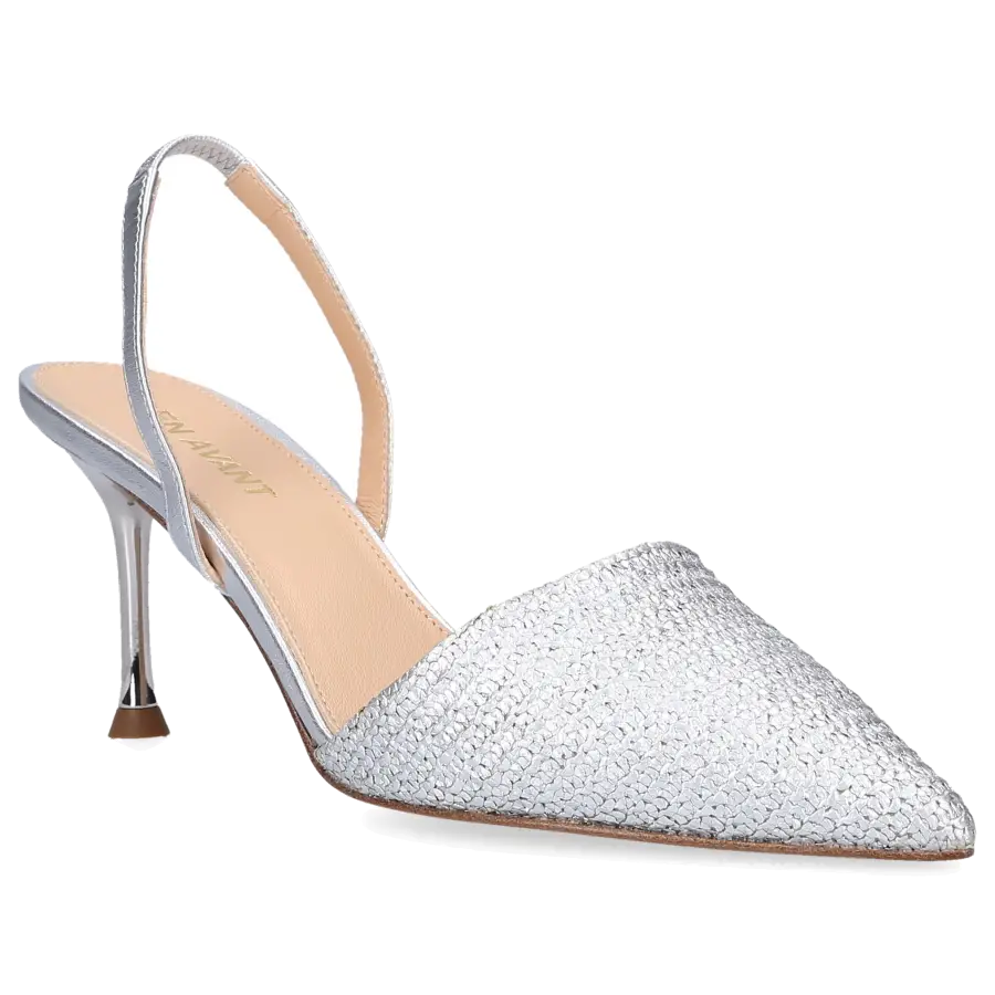 EN AVANT - Slingpumps 1046 Kalbsleder - silber