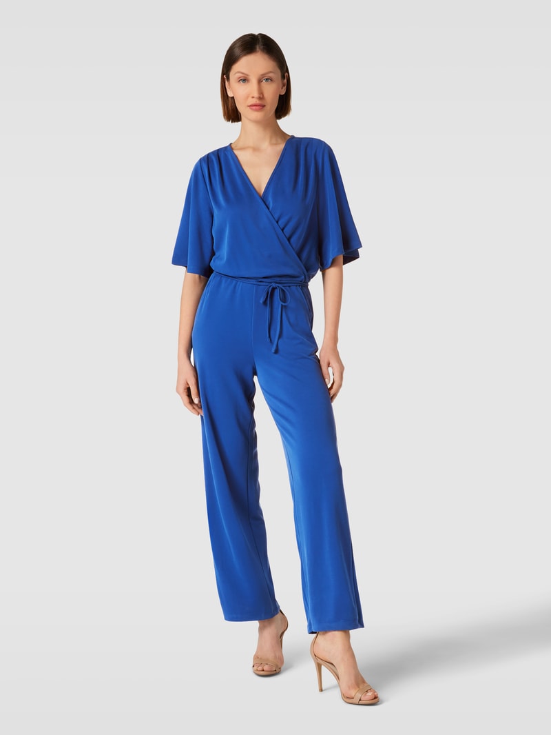 Jumpsuit in Wickel-Optik Modell 'Bradlee' in blau