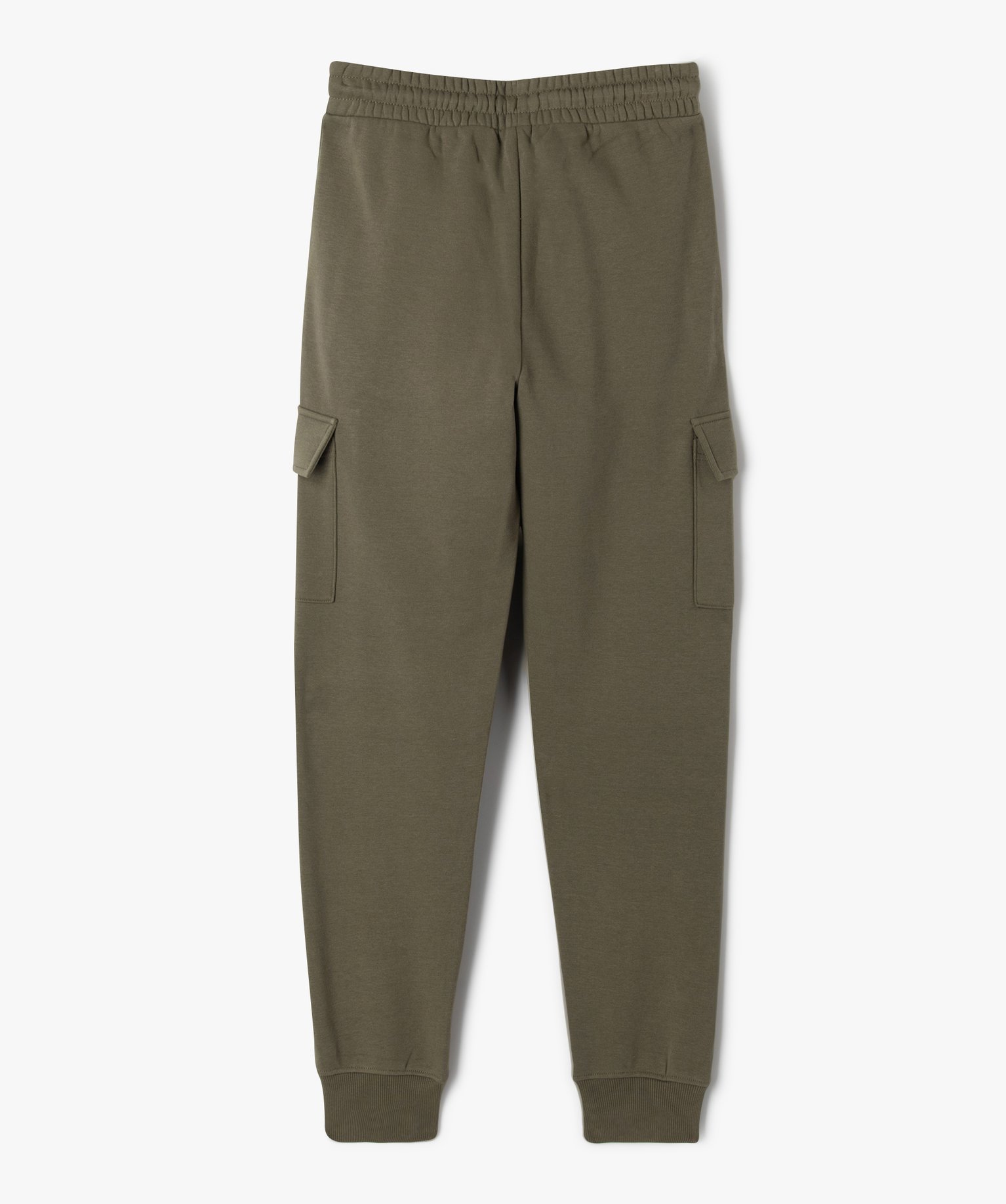 Pantalon de sport en maille molletonnée fille kaki | GEMO