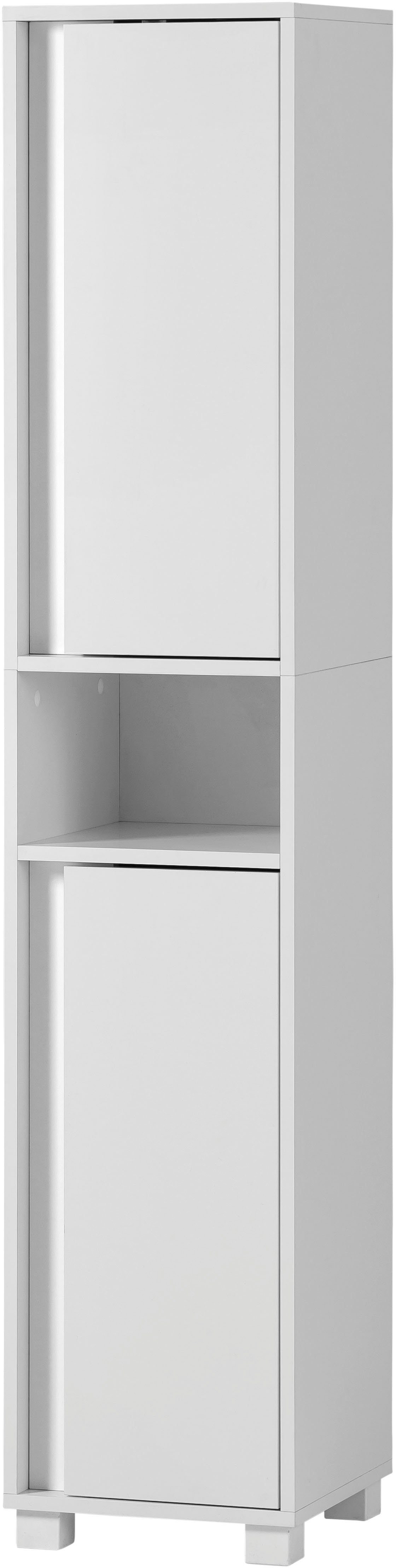INOSIGN Badmöbel-Set Dex, (3-St), bestehend aus Waschbeckenunterschrank, Hochschrank, Spiegelschrank