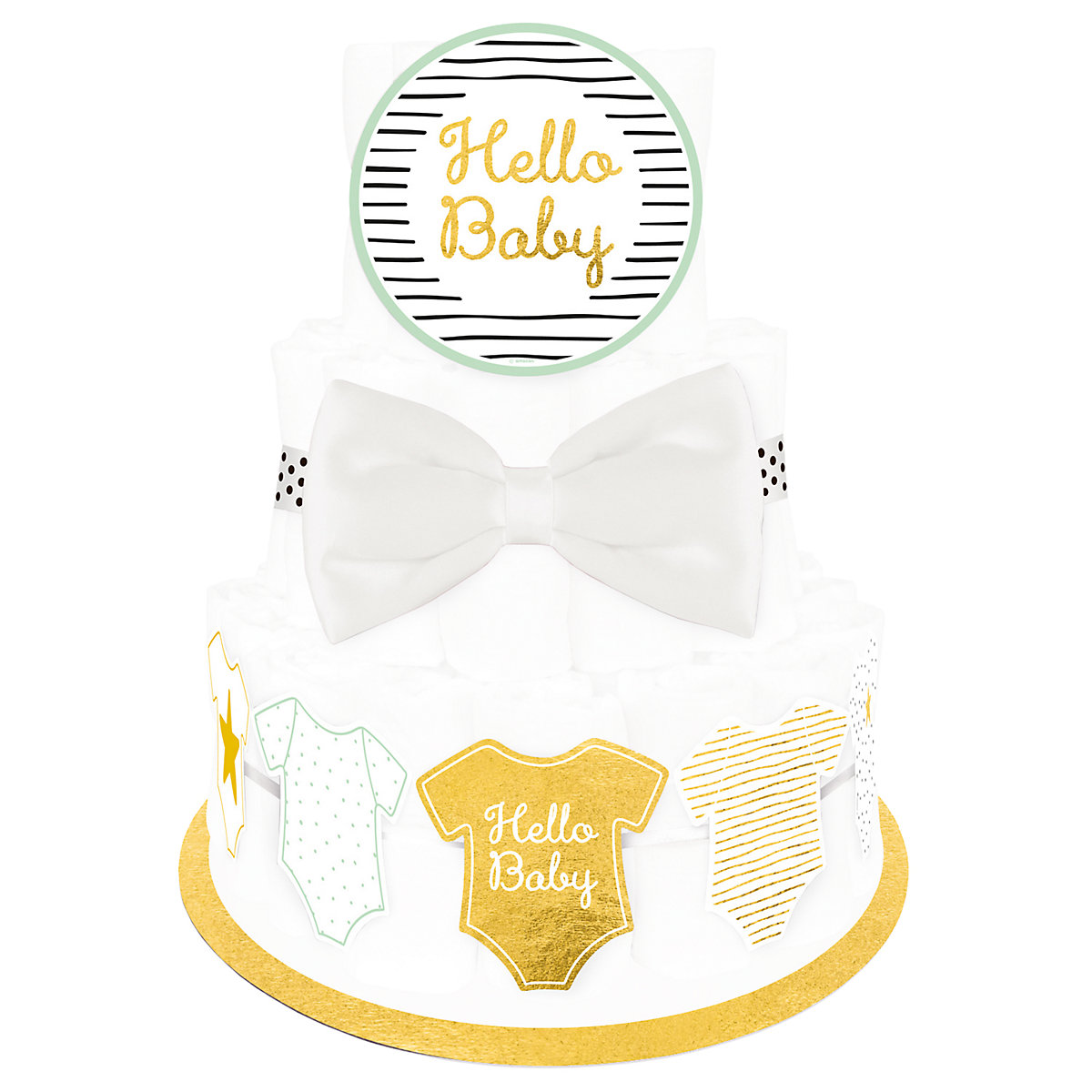 Kuchendeko Hello Baby 4 Teile