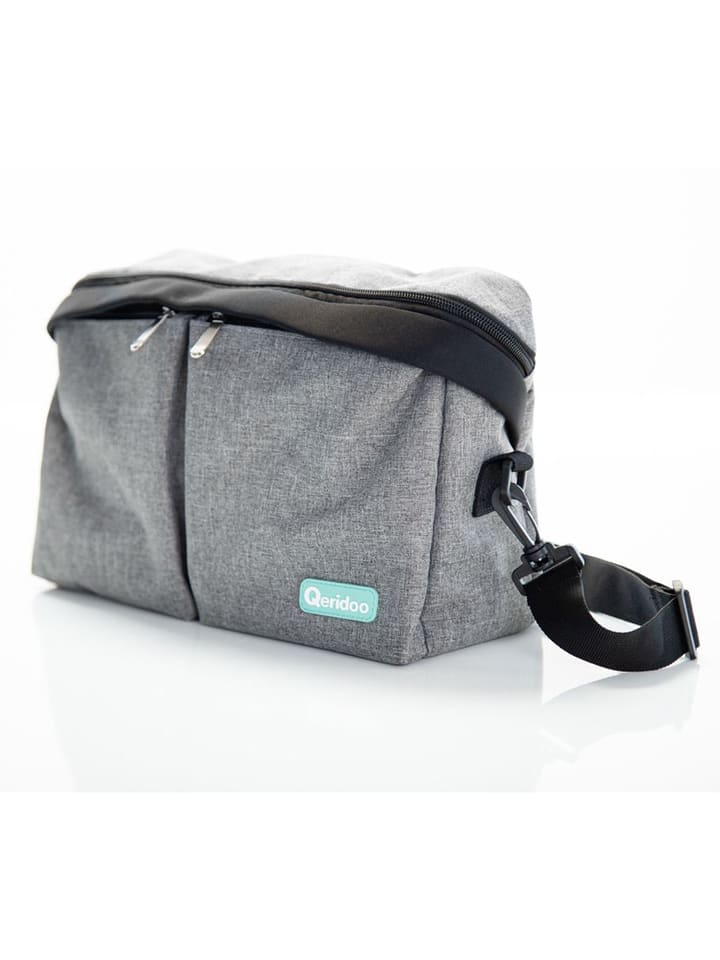 Qeridoo Tasche für Fahrradanhänger-Schiebegriff in Grau - (B)40 x (H)24 x (T)5 cm günstig kaufen onesize