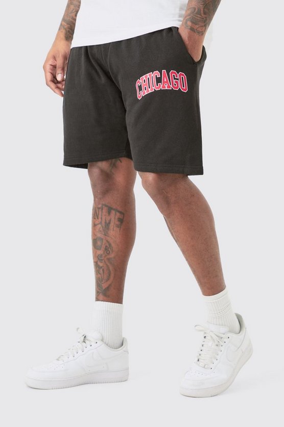 Plus lockere Jersey-Shorts