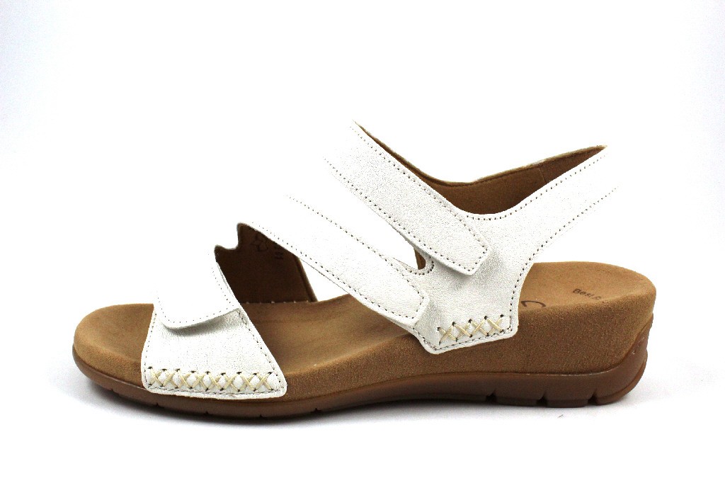 GABOR Klassische Sandalen weiss