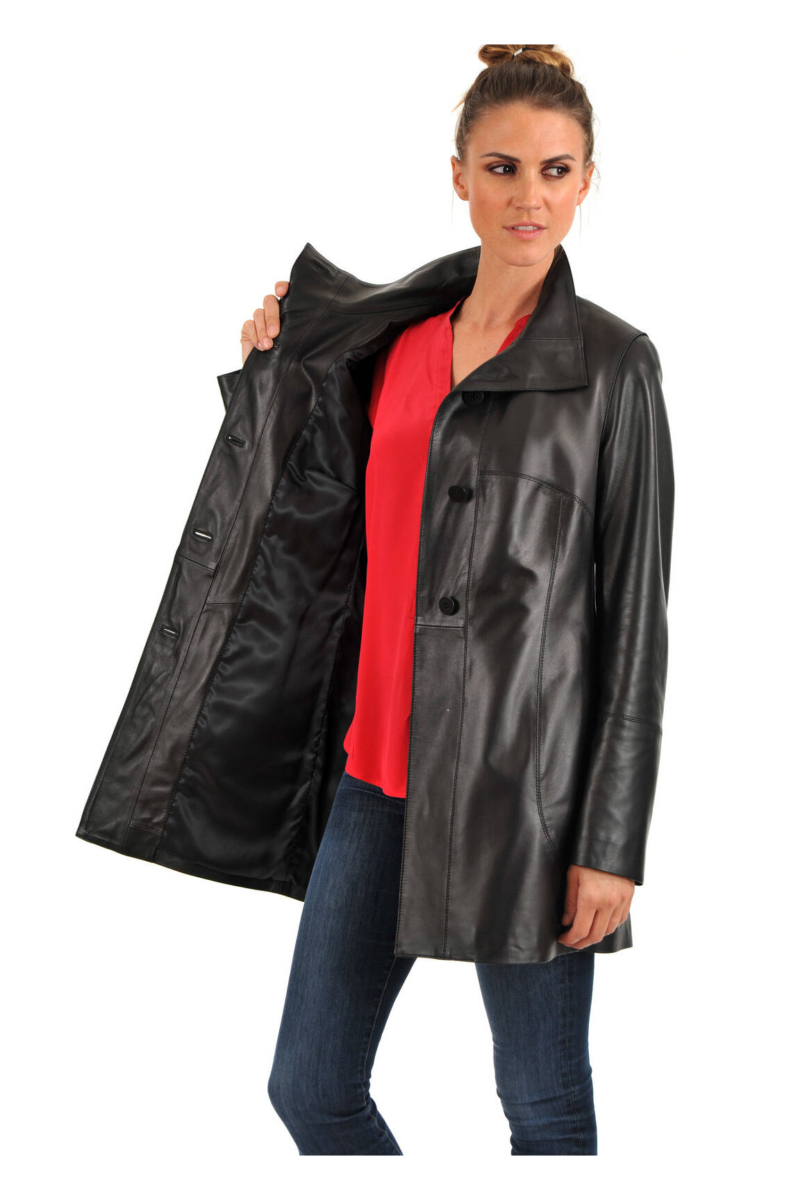 La Canadienne Manteaux Longs Femme couleur noir