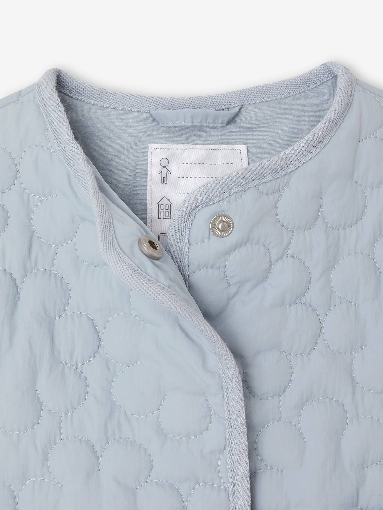 Vertbaudet Baby Steppjacke mit Recyclingmaterial - hellblau