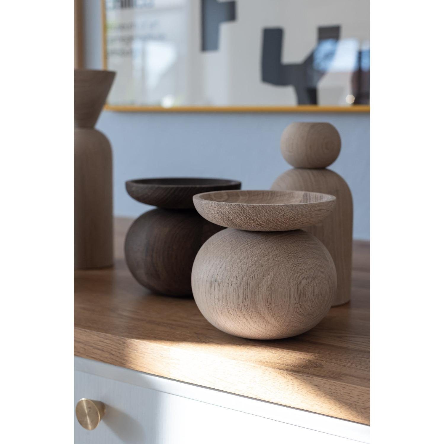 Applicata Dekovase Vase Shape Bwol Eiche natur
