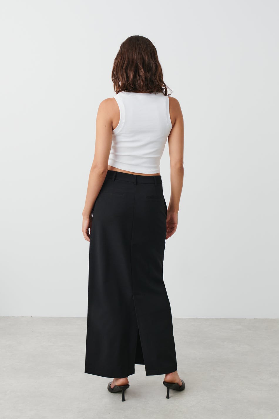 Straight colum skirt