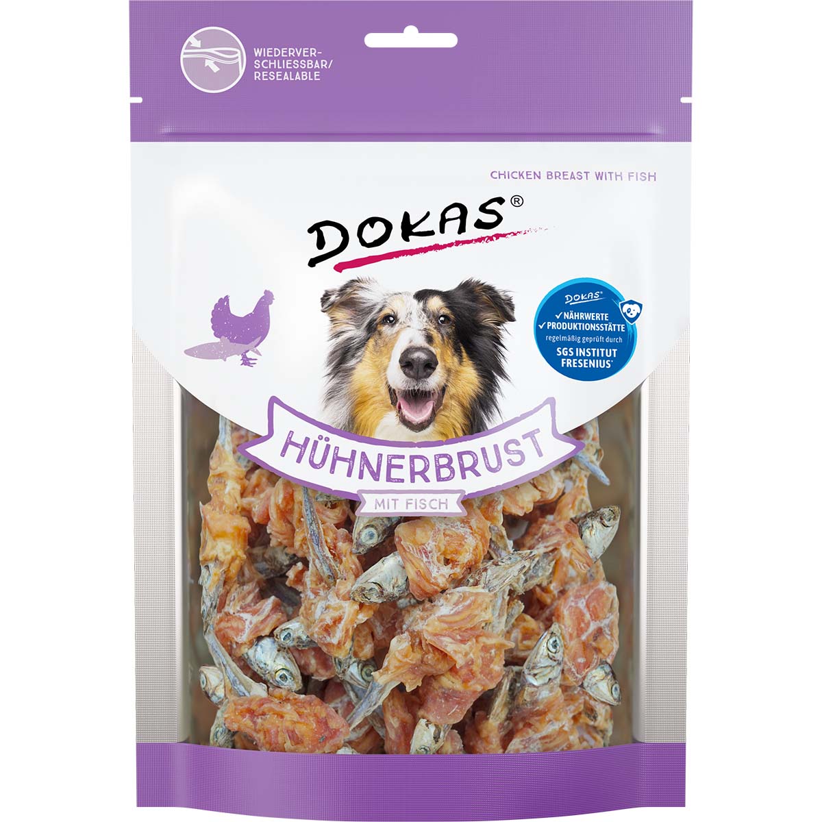 Dokas Hundesnack Hühnerbrust mit Fisch kaufen bei ZooRoyal