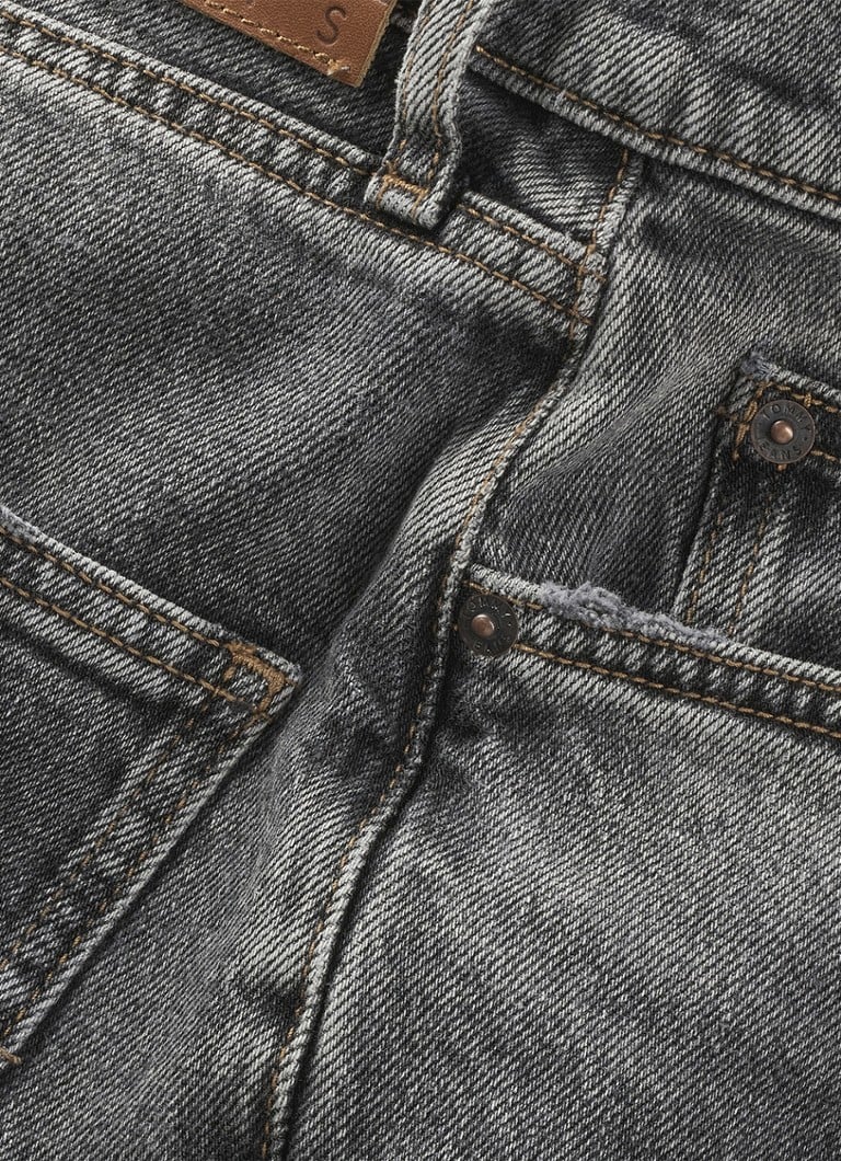 Calça jeans Tommy Hilfiger Layla de cintura alta e perna reta com lavagem colorida