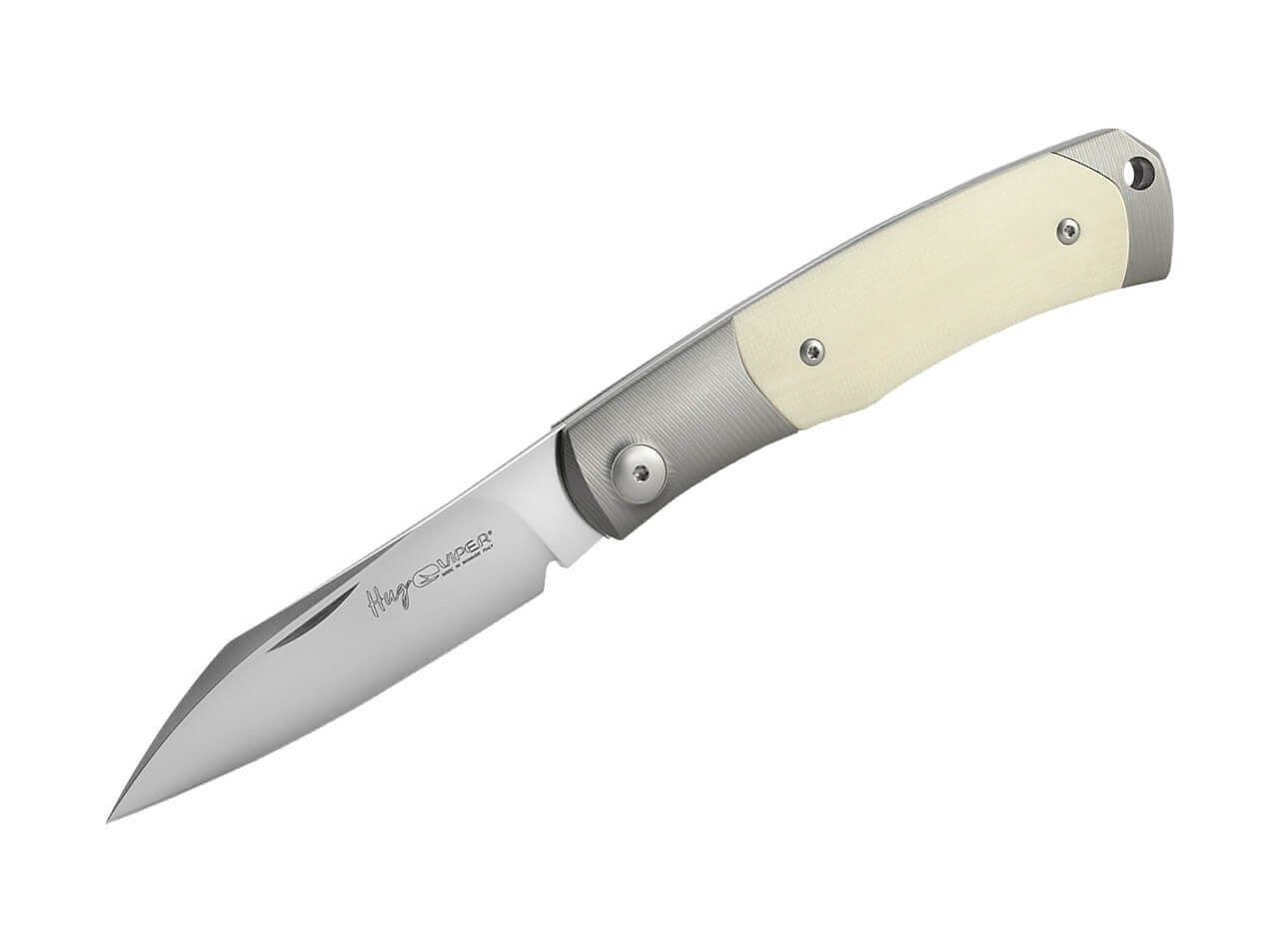 Hug II Titanium G10 Ivory