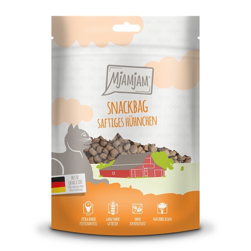MjAMjAM Snacks MjAMjAM Snackbag 125g saftiges Huhn