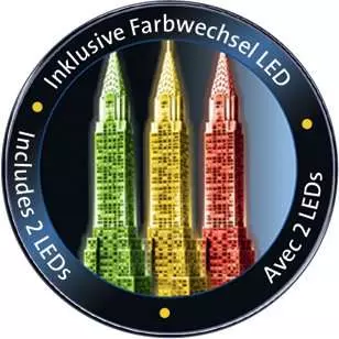 Ravensburger Chrysler Building bei Nacht