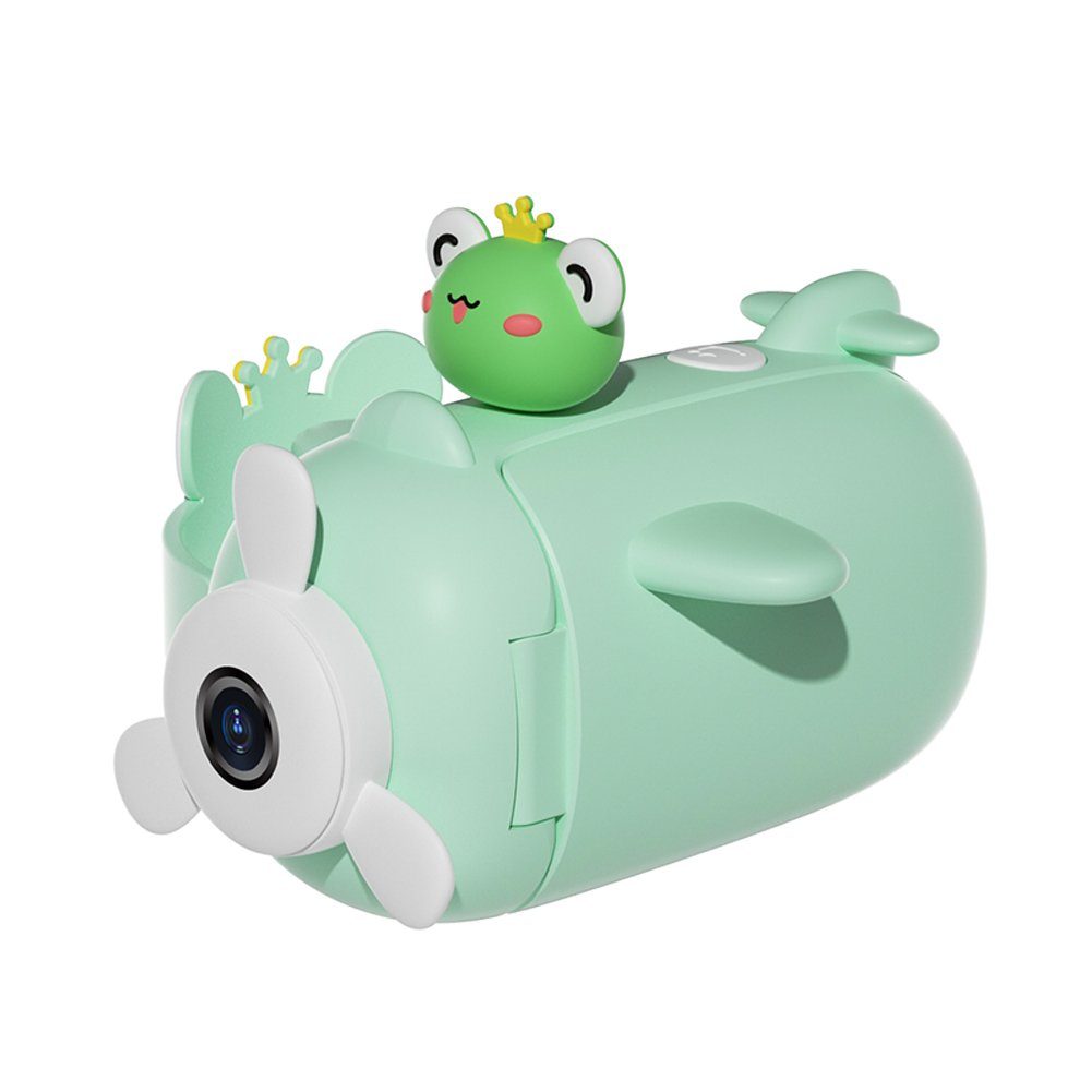 A Ade Kids Camera 1080P mit 2.0 IPS-Bildschirm Kinderkamera (50 MP, inkl. Dual-Objektiv Digitalkameras für 3-12 Jahre Kinder, 32GB SD Karte, Grün)