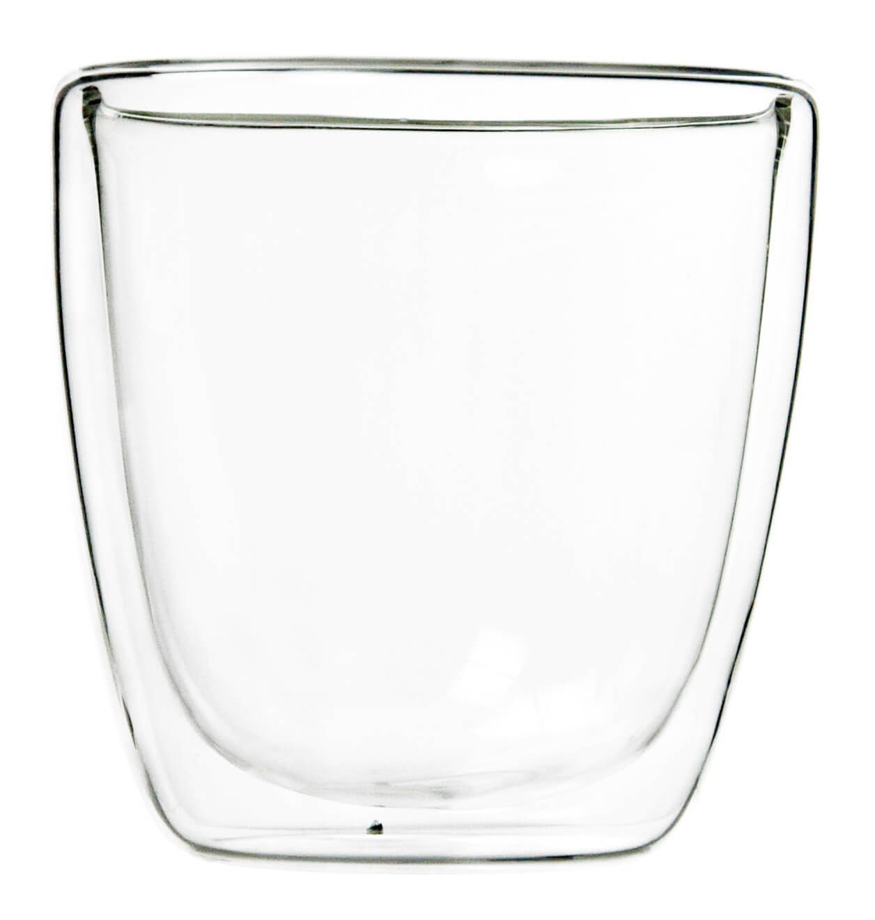 Sendez Thermoglas 6 Doppelwandige Gläser 2x450 2x200 2x90ml Kaffeegläser Thermogläser Set, Glas