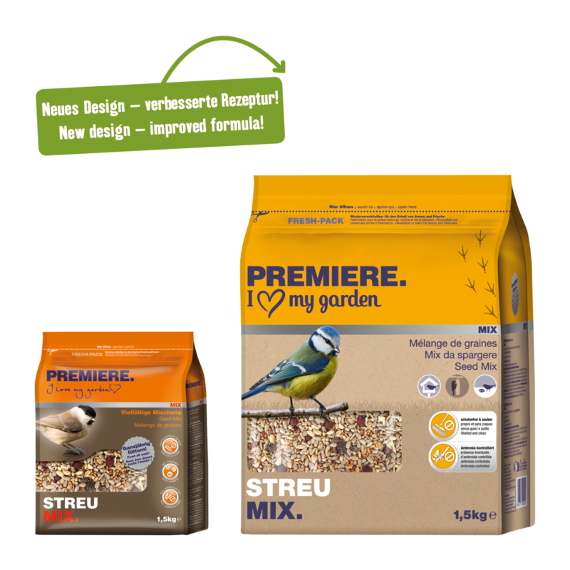 PREMIERE Wildvogelfutter PREMIERE Streu Mix 1,5 kg