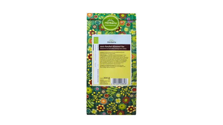 Herbaria Anis-Fenchel-Kümmel-Tee bio 200 g