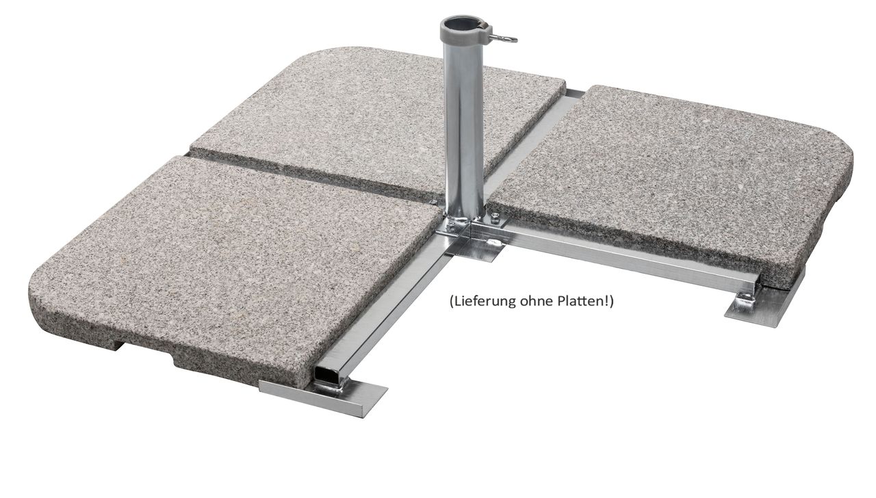 Schneider Schirme Schneider Platten-Ständer, extra schwer (ohne Wegeplatten)