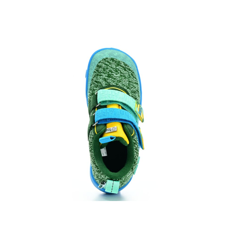 Affenzahn Übergangsschuh Knit Happy Creative Bear blaue Barfußschuhe