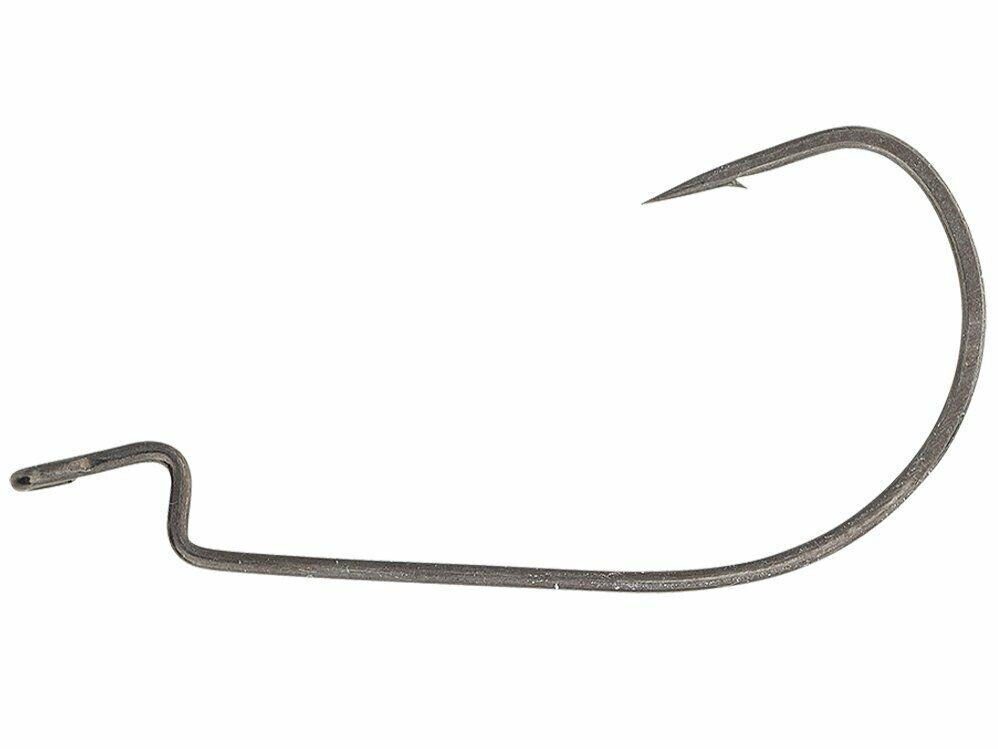 Savage Gear Offset-Haken EWG Offset Super Slide Hook #1 - 5/0 10 St Offset Krautschutz Haken, (Spar_Set, 10-St), Na­no-Spitzen und Mikro-Widerhaken, weiter Bogen