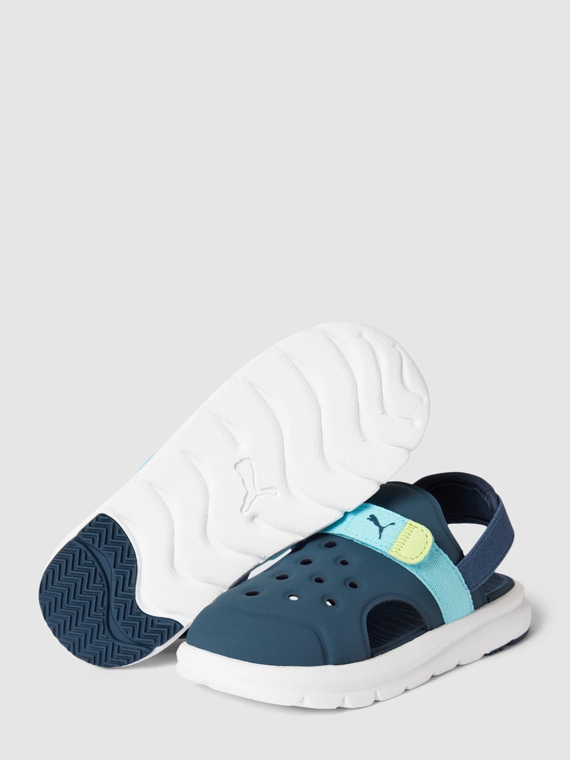 Sandalen mit Label-Detail Modell 'EVOLVE' in hellblau
