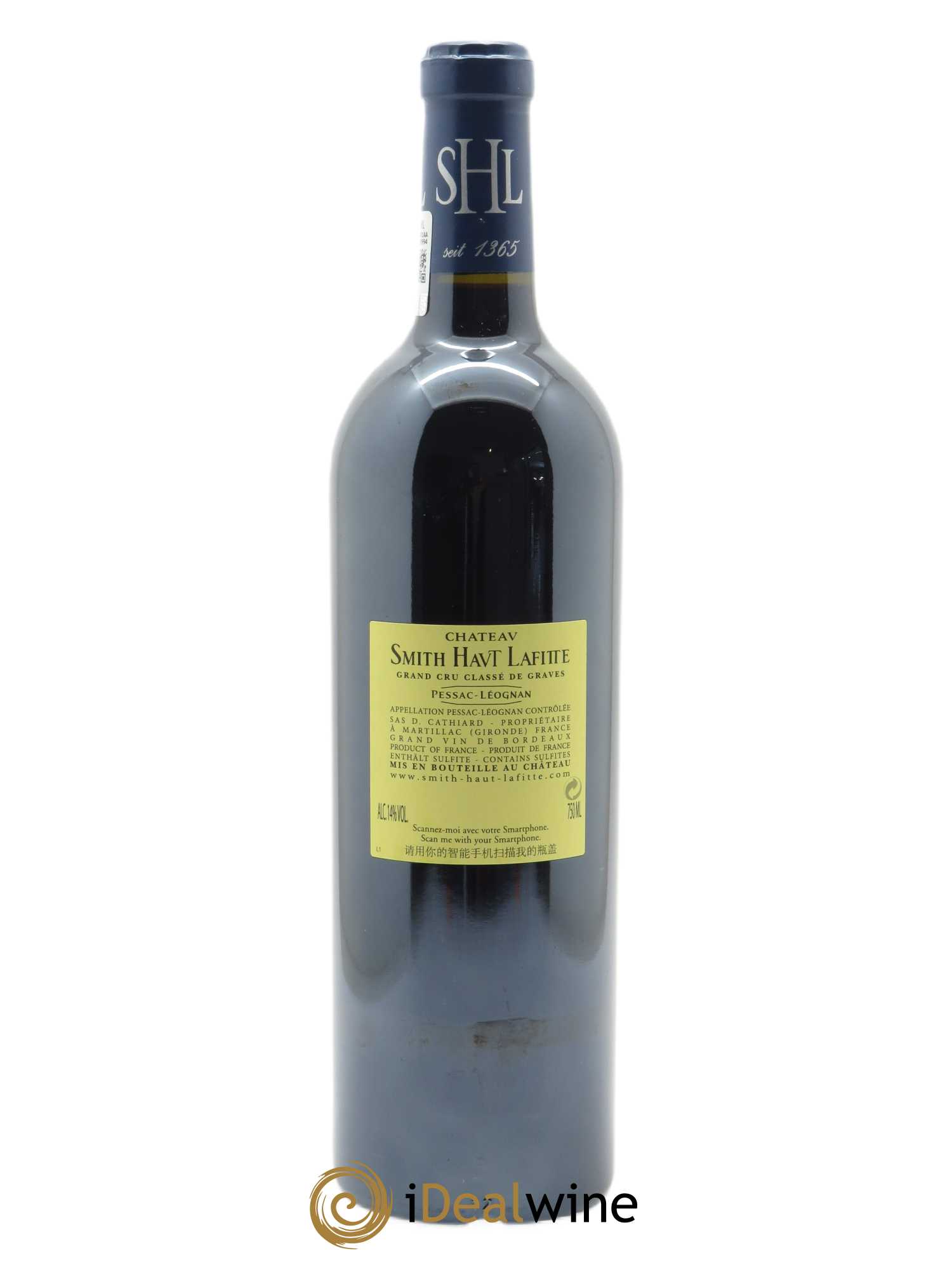 Château Smith Haut Lafitte Cru Classé de Graves (CBO à partir de 6 bts) 2014 - Lot de 1 Bouteille