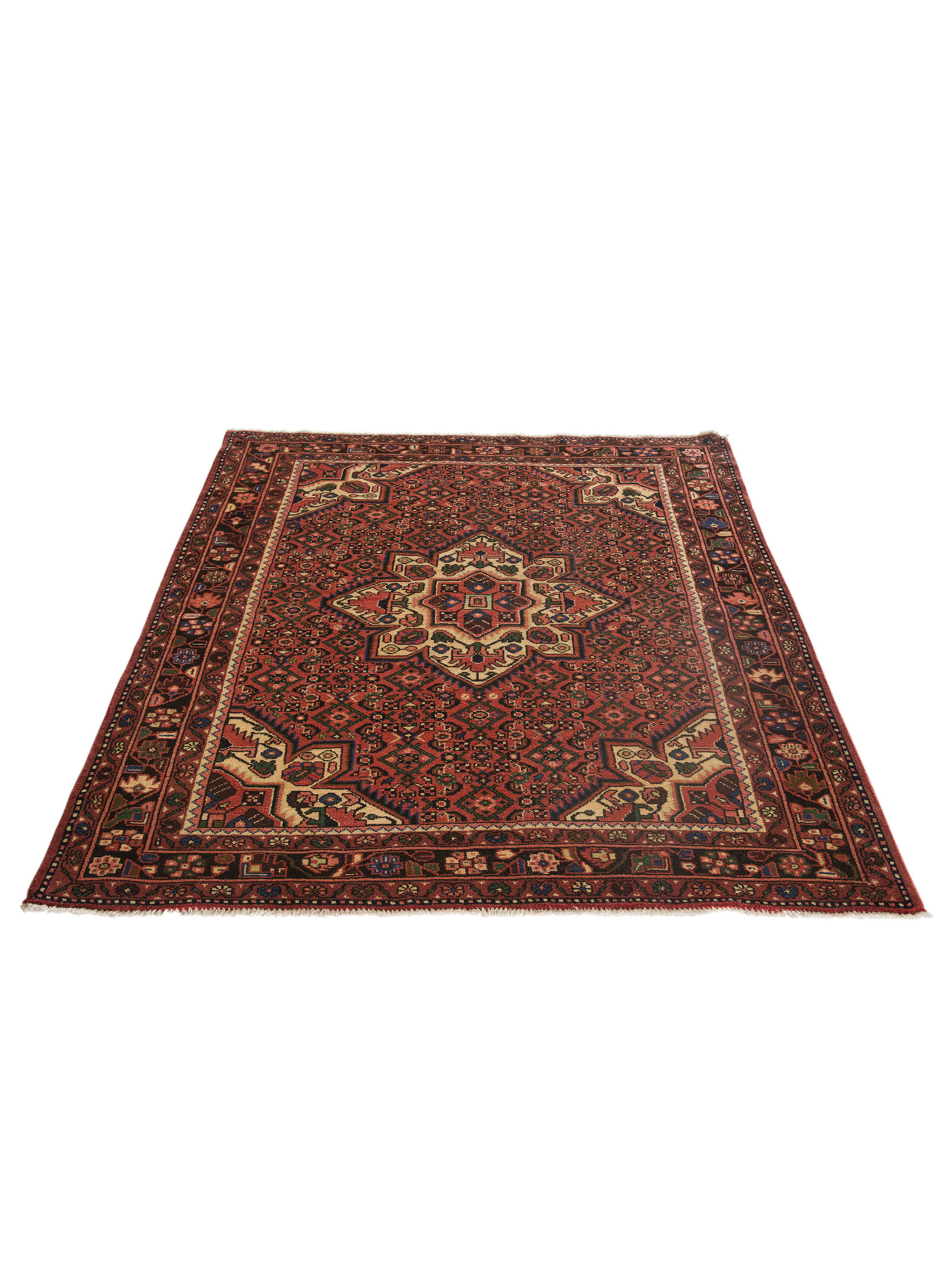 Hosseinabad Hamadan ca. 154 x 190 cm, Unikat / Einzelstück