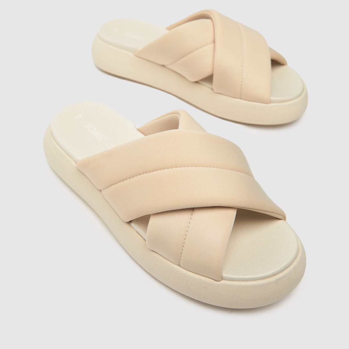 Béžové sandály TOMS Alpagarta Mallow Crossover