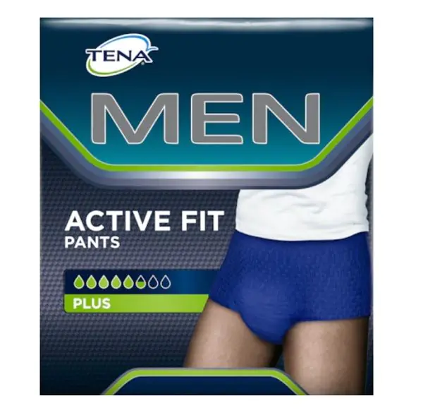 „Tena Men Active Fit Pants Plus“ – sugeriančios kelnaitės vyrams, didelės