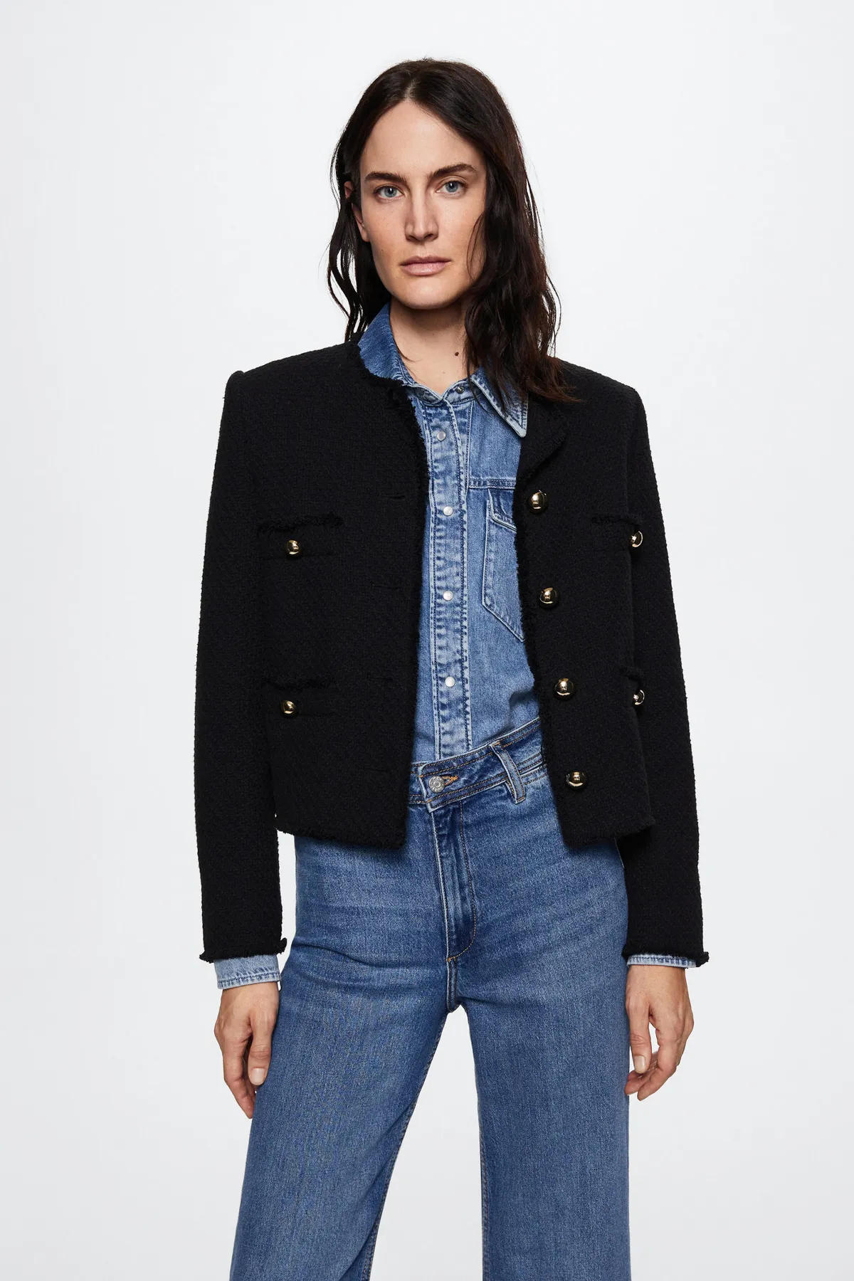 MANGO  37000097 Jeans Mittelblau