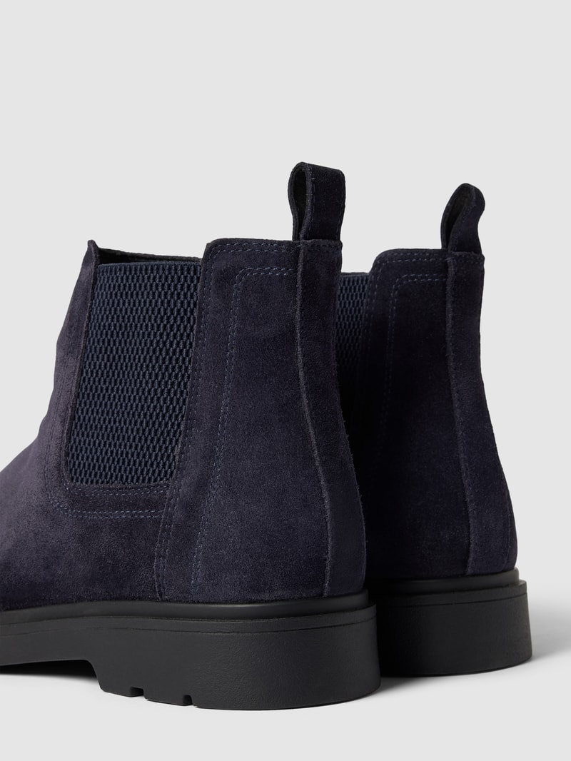 Chelsea Boots in Wildleder-Optik Modell 'SPHERICA' in marineblau