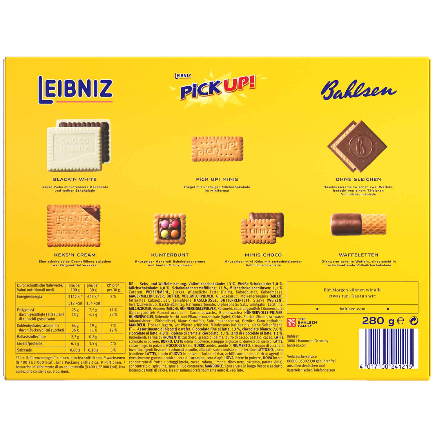 Bahlsen Unsere Keks-Familie 280g
