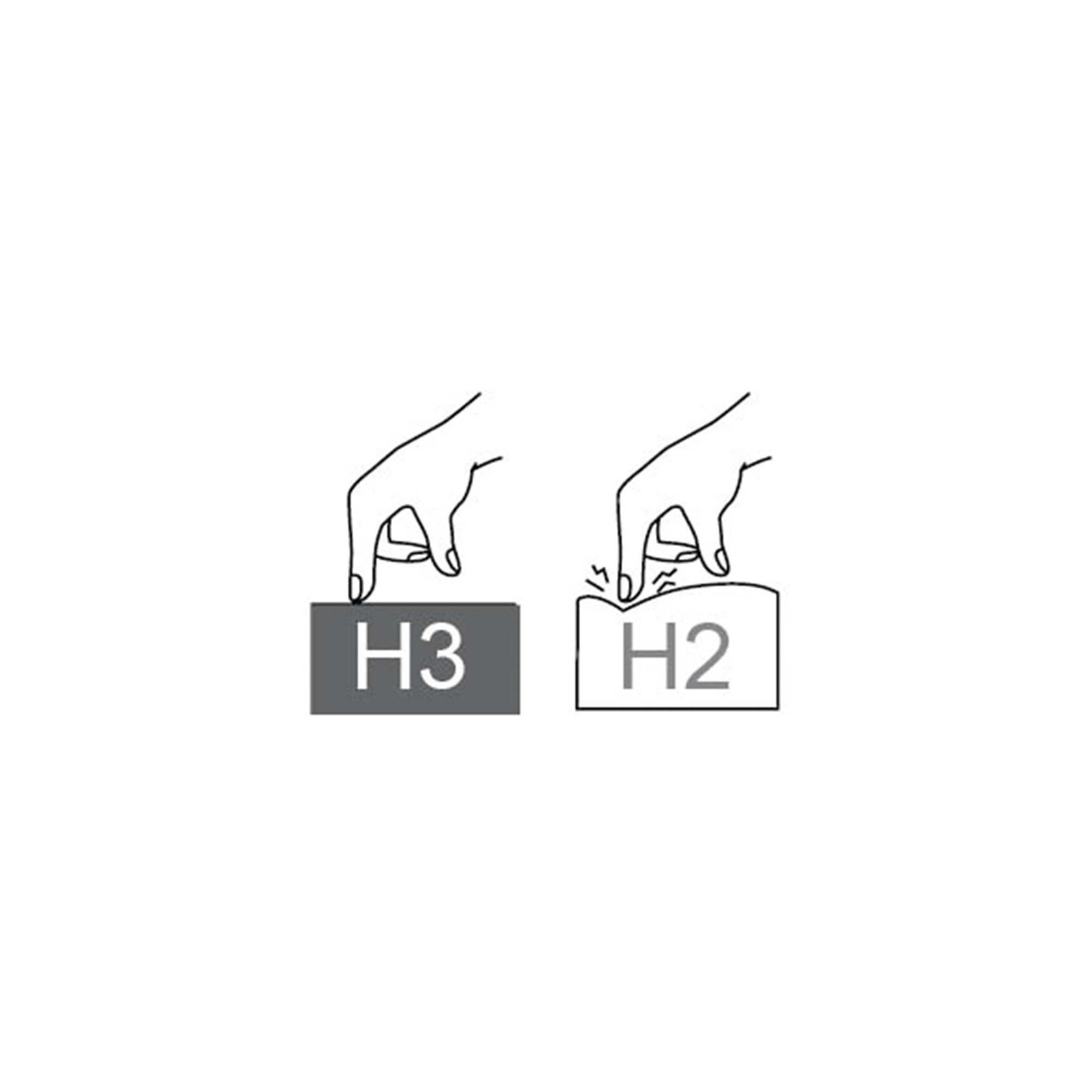 Komfortschaummatratze DREAMSOFT COMFORT V250, GMD Living, 25 cm hoch, (1 Komfortschaummatratze der gewählten Größe), als Wendematratze mit Härtegrad H2 oder H3 nutzbar