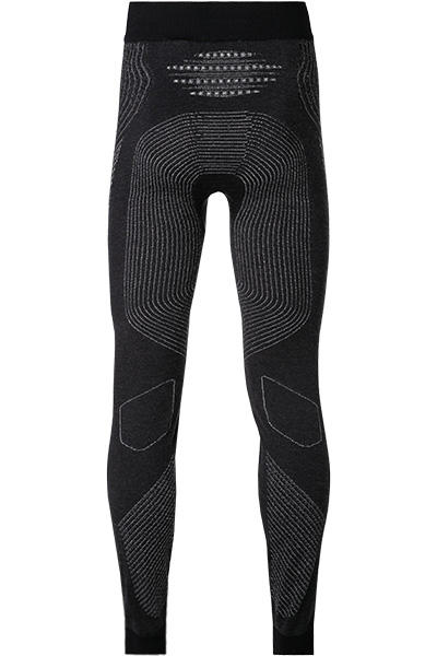 UYN, Funktions-Unterhose, Mikrofaser-Kaschmir, schwarz-silber gemustert