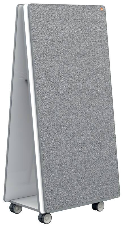 Nobo Move & Meet Mobiles Whiteboard Magnetisch Lackierter Stahl Doppelseitig 90 (B) x 180 (H) cm