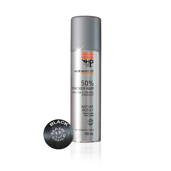 Lak na vlasy Volume Hair Plus Black pre hustejšie vlasy 150ml