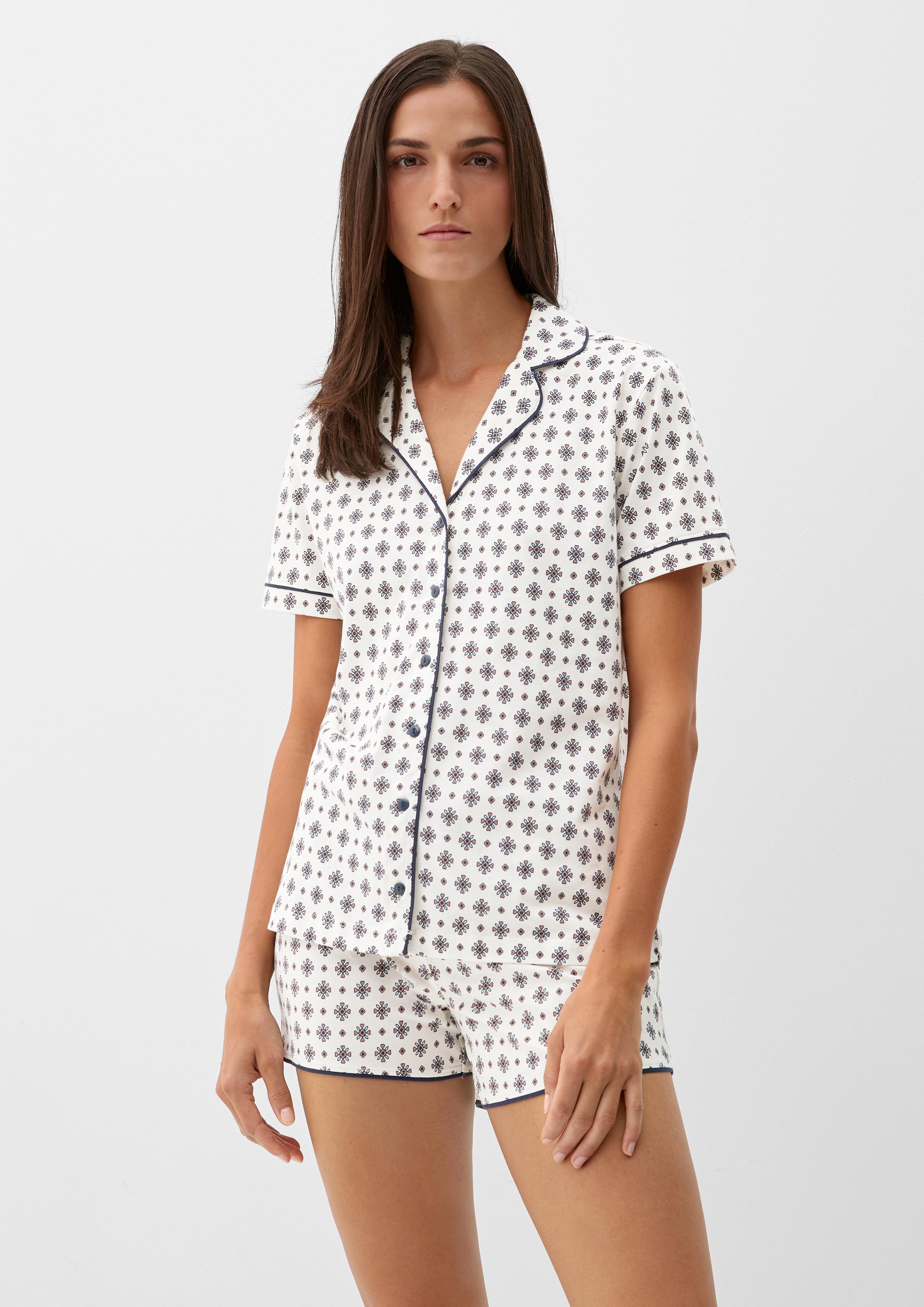 Kurzer Pyjama aus Jersey  6007461-8500