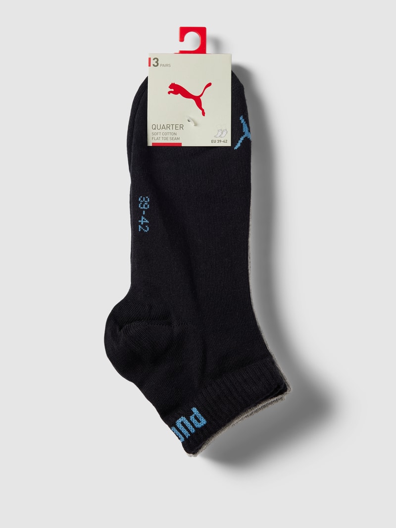 Socken mit Label-Details im 3er-Pack in hellblau