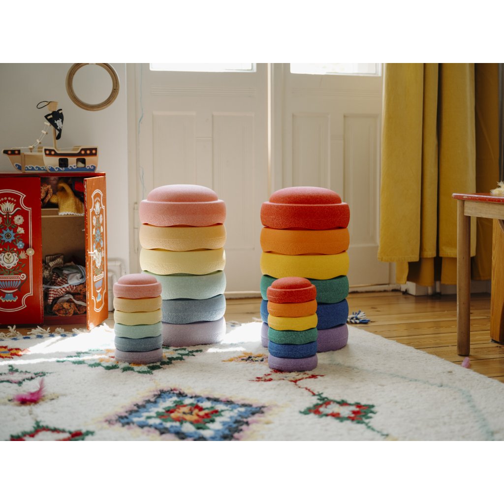 ​​Stapelstein Mini Rainbow Classic, 6 Stk.