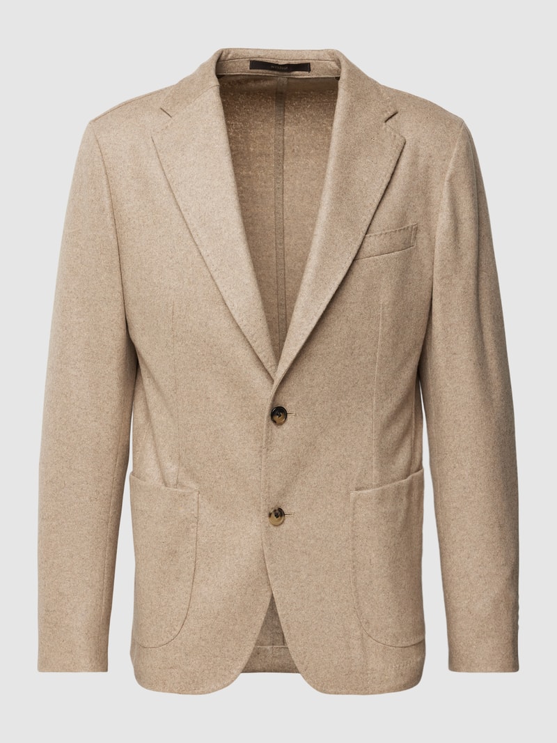 2-Knopf-Sakko mit Eingrifftaschen Modell 'Giro' in beige