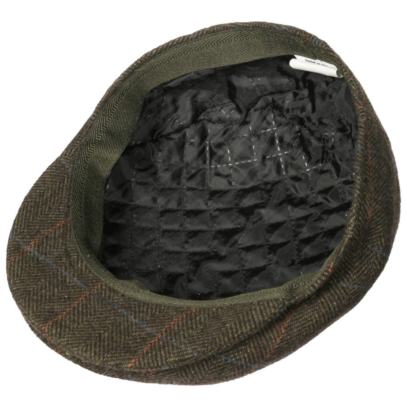 Lipodo Flat Cap (1-St) Schirmmütze mit Schirm, Made in Italy