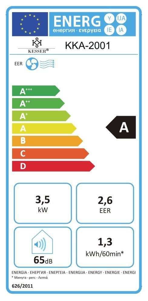 KESSER Klimagerät, Klimaanlage Mobiles Klimagerät 4in1 kühlen, Luftentfeuchter
