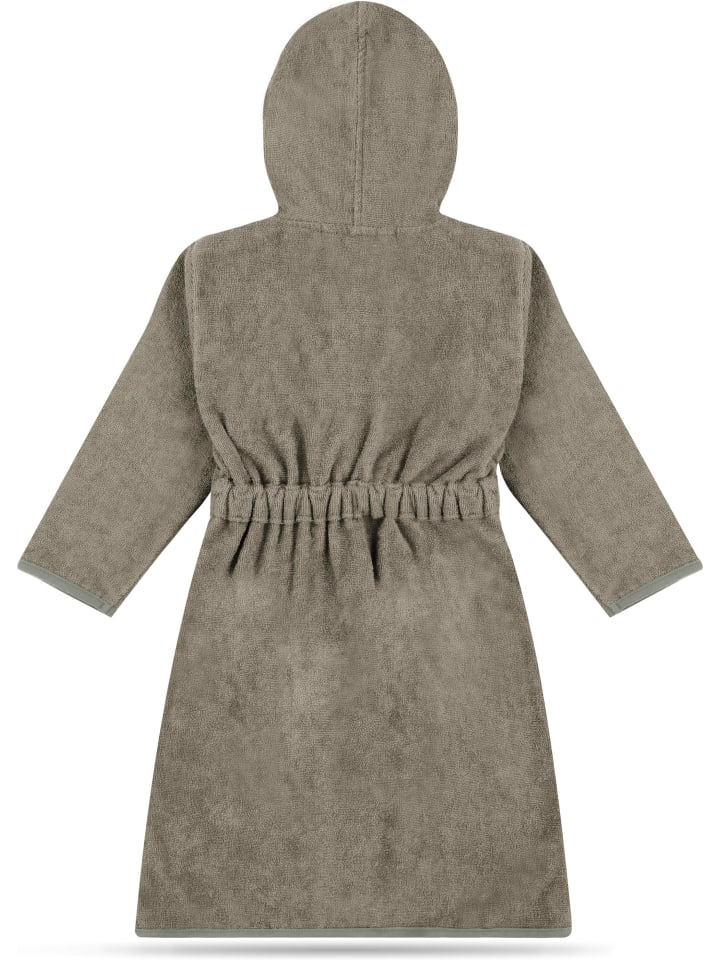 normani Kinder Bademantel aus Bio-Baumwolle Ljubljana in Beige günstig kaufen