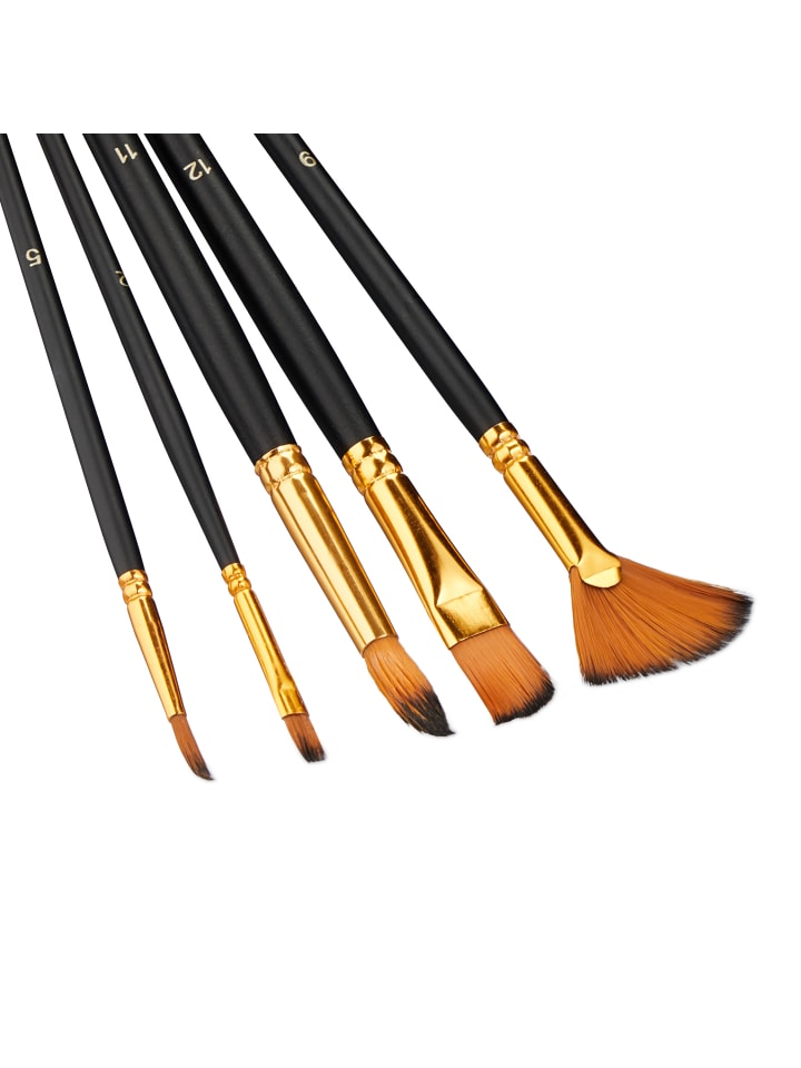 relaxdays 25-tlg. Pinsel-Set in Bunt günstig kaufen onesize