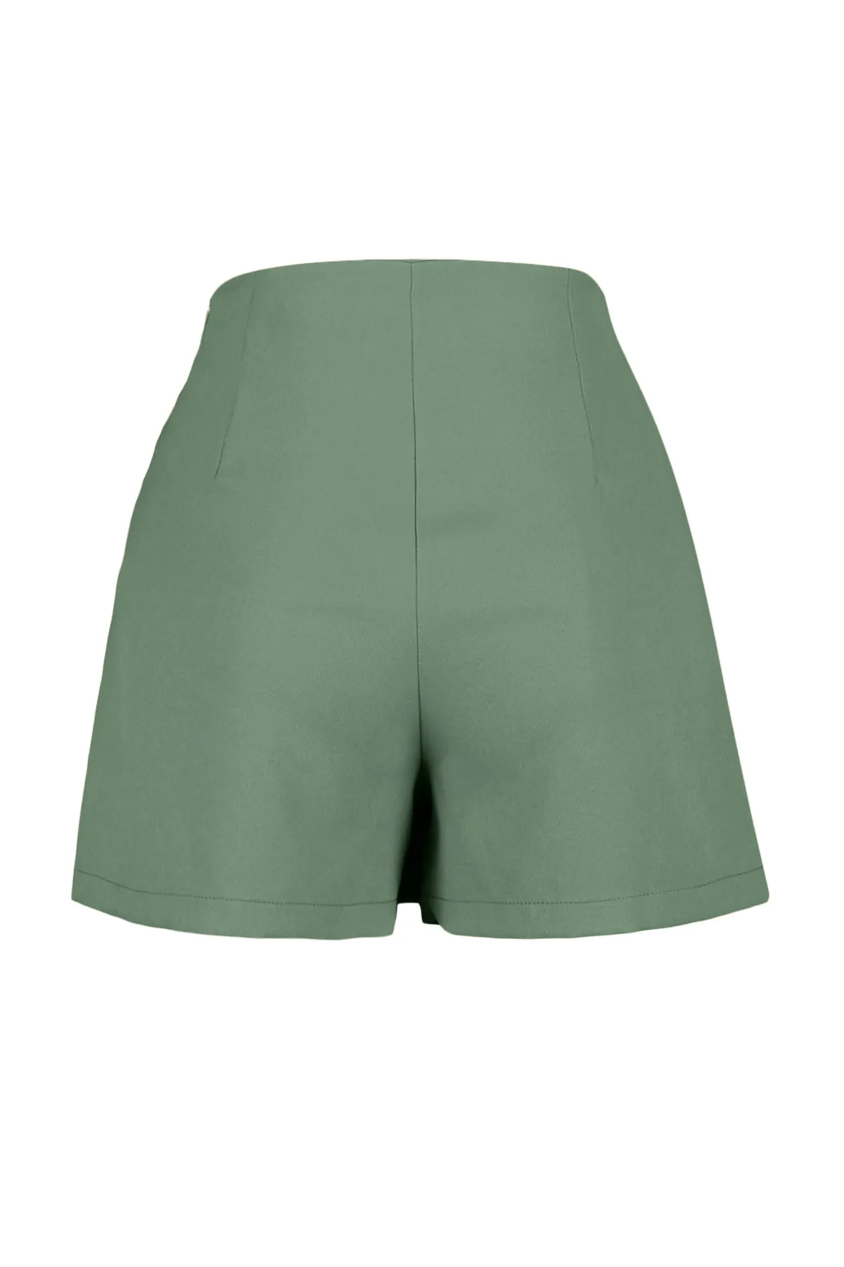 Trendyol Collection  Shorts - Khaki - Hoher Bund