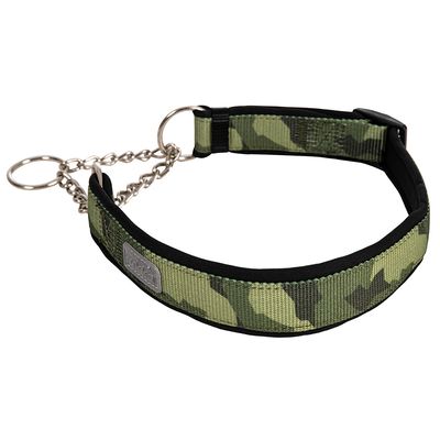 Rukka® Moon Eco Zug-Stopp-Halsband, grün-gemustert