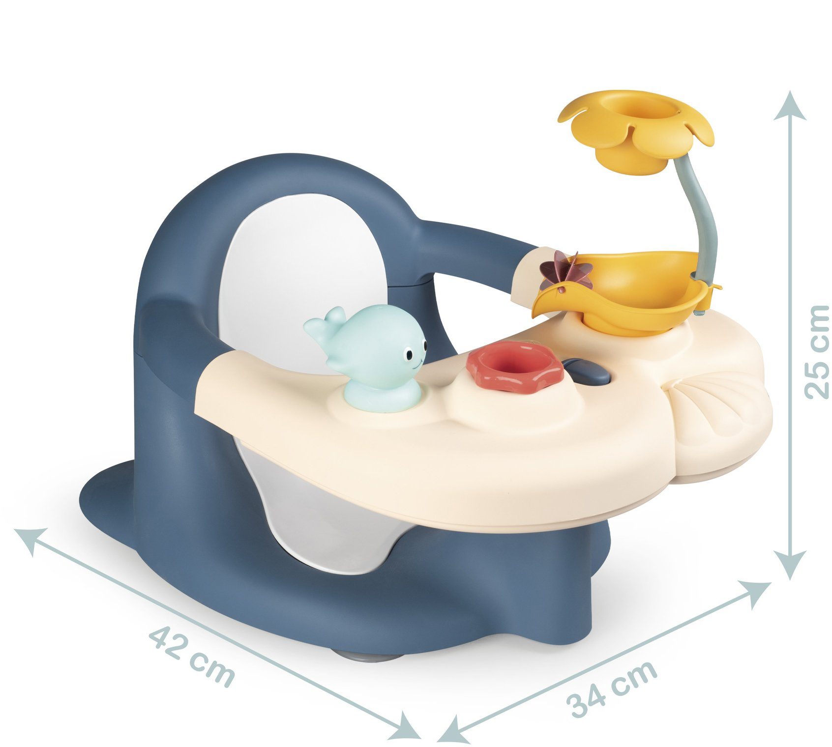 Smoby Badesitz Little Smoby, Baby-Badesitz, mit Activity-Board